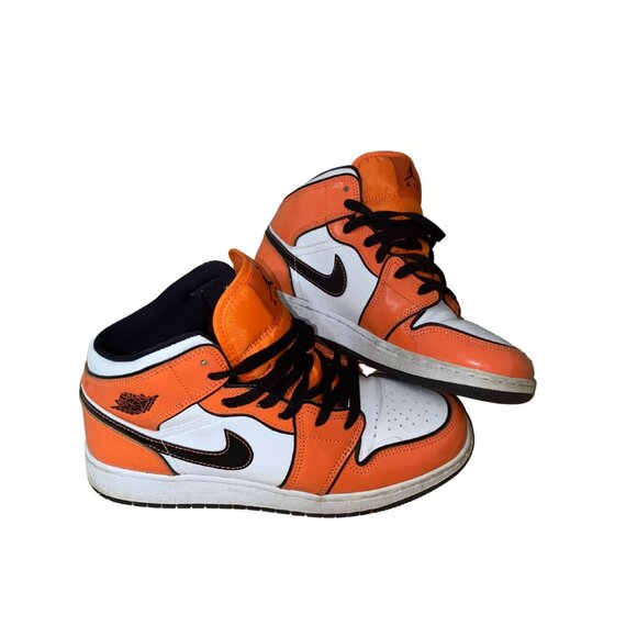 Air Jordan 1 Mid SE "Turf Orange" Women's Size 7 - Picture 3 of 4